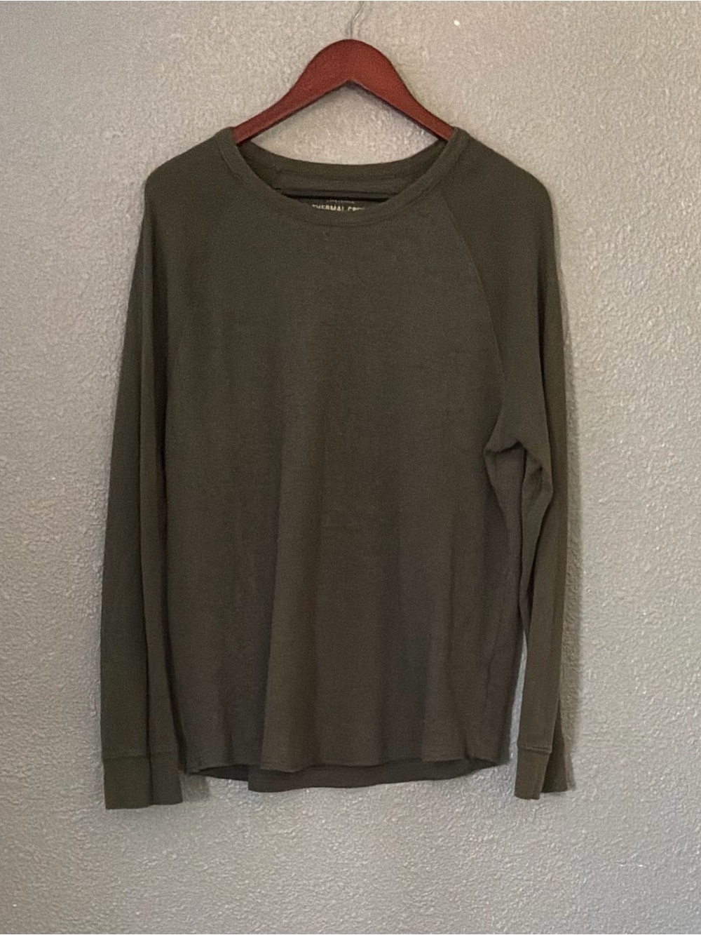 Sonoma Olive Crewneck Pullover Sweater